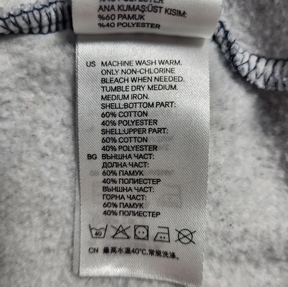 L.O.G.G. Label Of Graded Goods H&M Women's Hoodie Size L Full Zip Fleece Lined - Picture 7 of 7